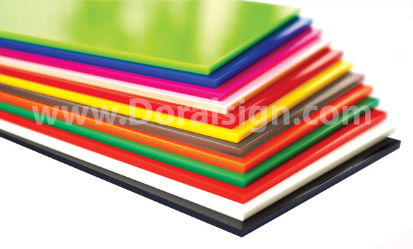 تنوه رنگی پلکسی گلاس