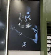 تابلو لایت باکس فریم لس گالری اپال