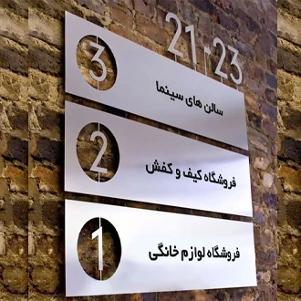 تابلو راهنمای طبقات