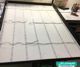 تابلو لایت باکس فریم لس ایستاده Proage