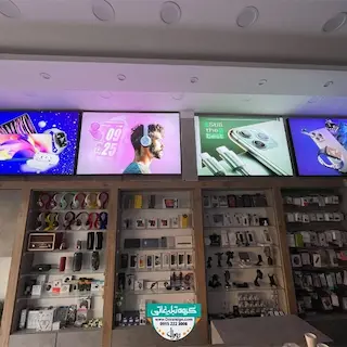 تابلو لایت باکس فریم لس یک طرفه فروشگاه موبایل اتحاد