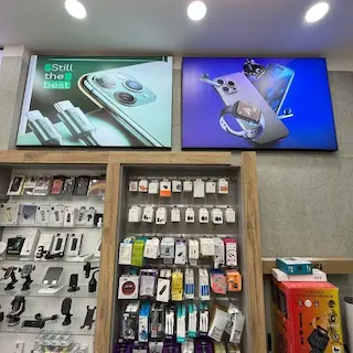 تابلو لایت باکس فریم لس یک طرفه فروشگاه موبایل اتحاد