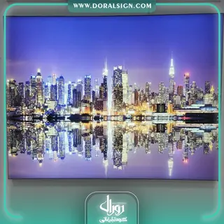 نمای تابلو لایت باکس فریم لس تبلیغاتی