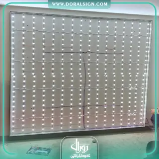 تابلو لایت باکس فریم لس نمایندگی خودرو MVM امامی 