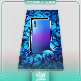 تابلو لایت باکس تبلیغاتی موبایل فروشی