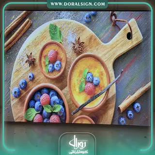 تابلو لایت باکس فریم لس صنایع غذایی