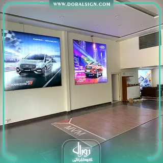 لایت باکس فریم لس مشکی شرکت mvm