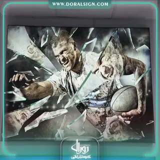 نمای تابلو لایت باکس فریم لس تبلیغاتی