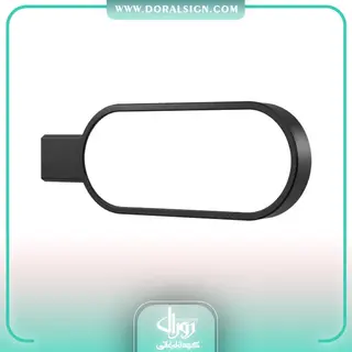 فریم فلزی لایت باکس دو طرفه کپسولی افقی