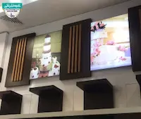 تابلو لایت باکس فریم لس قنادی