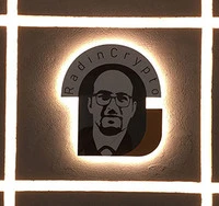  تابلو حروف برجسته پلکسی شرکت رادین کریپتو