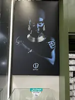 تابلو لایت باکس فریم لس یک طرفه گالری اپال