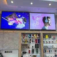 تابلو لایت باکس فریم لس یک طرفه فروشگاه موبایل اتحاد