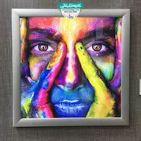 تابلو لایت باکس اسنپ فریم چهره 