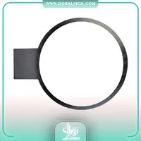فریم فلزی لایت باکس دوطرفه دایره